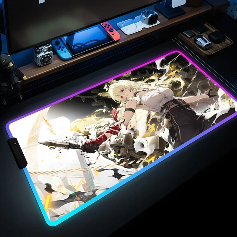LED Mouse Pad Anime Girl PC Gamer Computer Wuthering Waves Zani Mousepad RGB Varmilo Keyboard Pad Gaming Accessories Desktop Mat
LED Mouse Pad Anime Girl PC Gamer Computer Wuthering Waves Zani Mousepad RGB Varmilo Keyboard Pad Gaming Accessories Desktop Mat