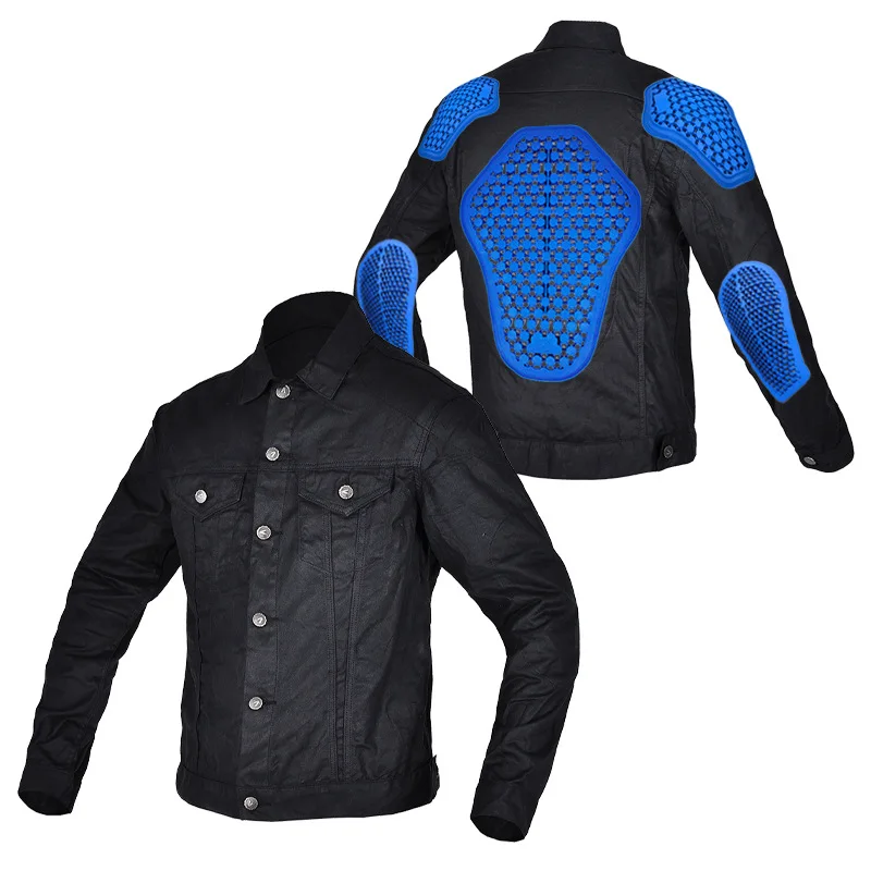 2026 Fashion Men Women All Season Biker Jacket Retro Wax Coated Casual Long Sleeve Anti Fall Durable Motorcycle Riding Coat
2026 Fashion Men Women All Season Biker Jacket Retro Wax Coated Casual Long Sleeve Anti Fall Durable Motorcycle Riding Coat