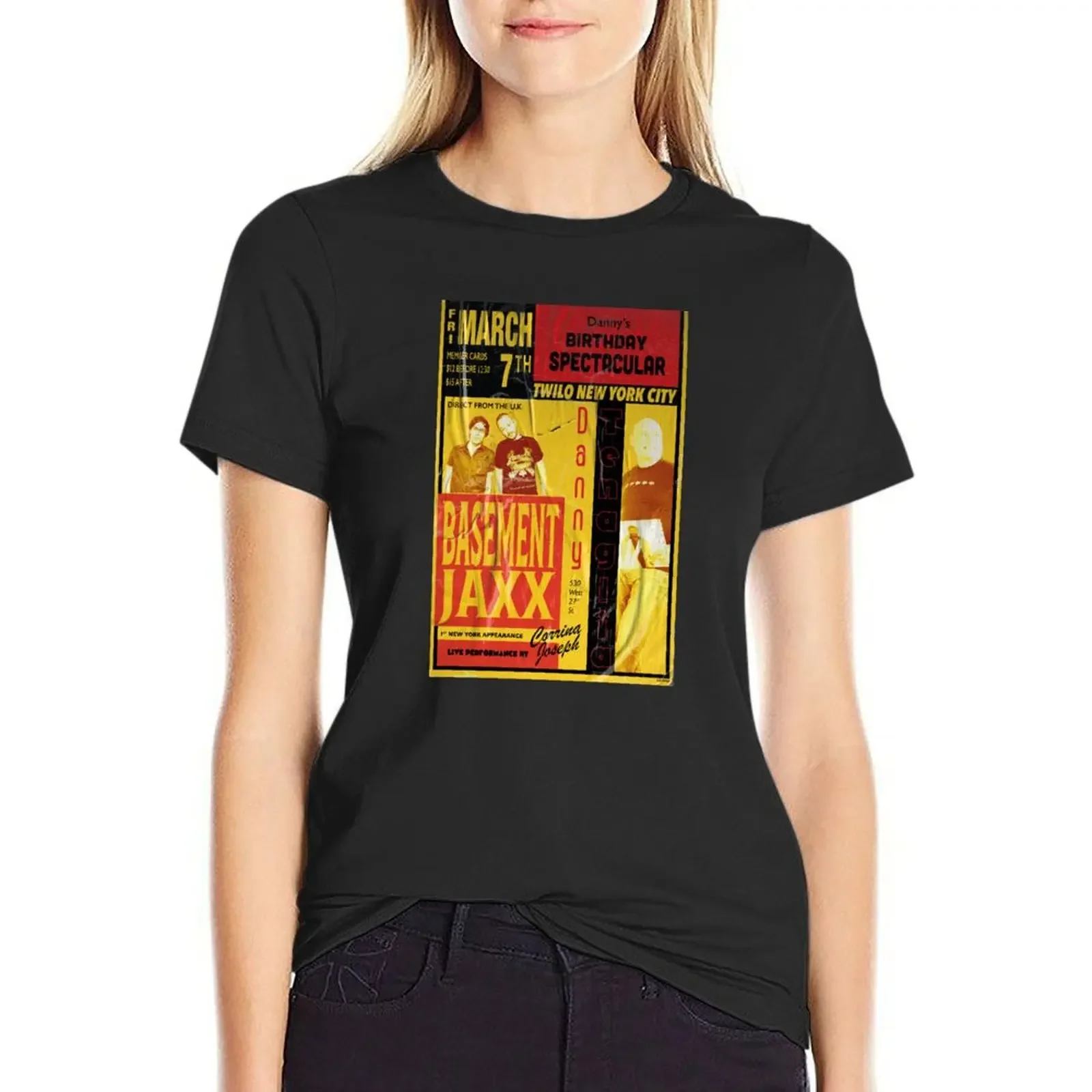 Basement Jaxx and Danny Tenaglia at Twilo New York 1998 T-Shirt quick drying cute clothes Blouse t-shirts for Women cotton
Basement Jaxx and Danny Tenaglia at Twilo New York 1998 T-Shirt quick drying cute clothes Blouse t-shirts for Women cotton