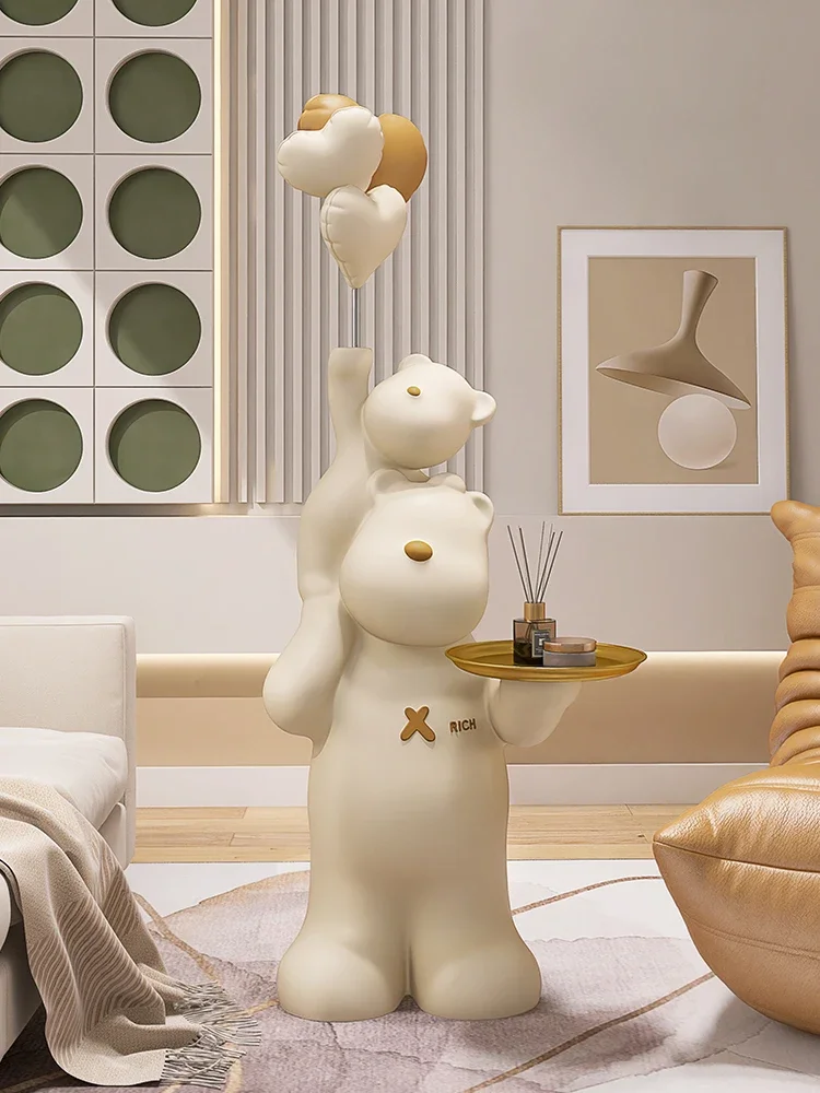 Home Decor Sculptures & Figurines Decoration Accessories Parent-Child Bear Lamp Floor Ornaments Living Room Resin Animal Statues
Home Decor Sculptures & Figurines Decoration Accessories Parent-Child Bear Lamp Floor Ornaments Living Room Resin Animal Statues