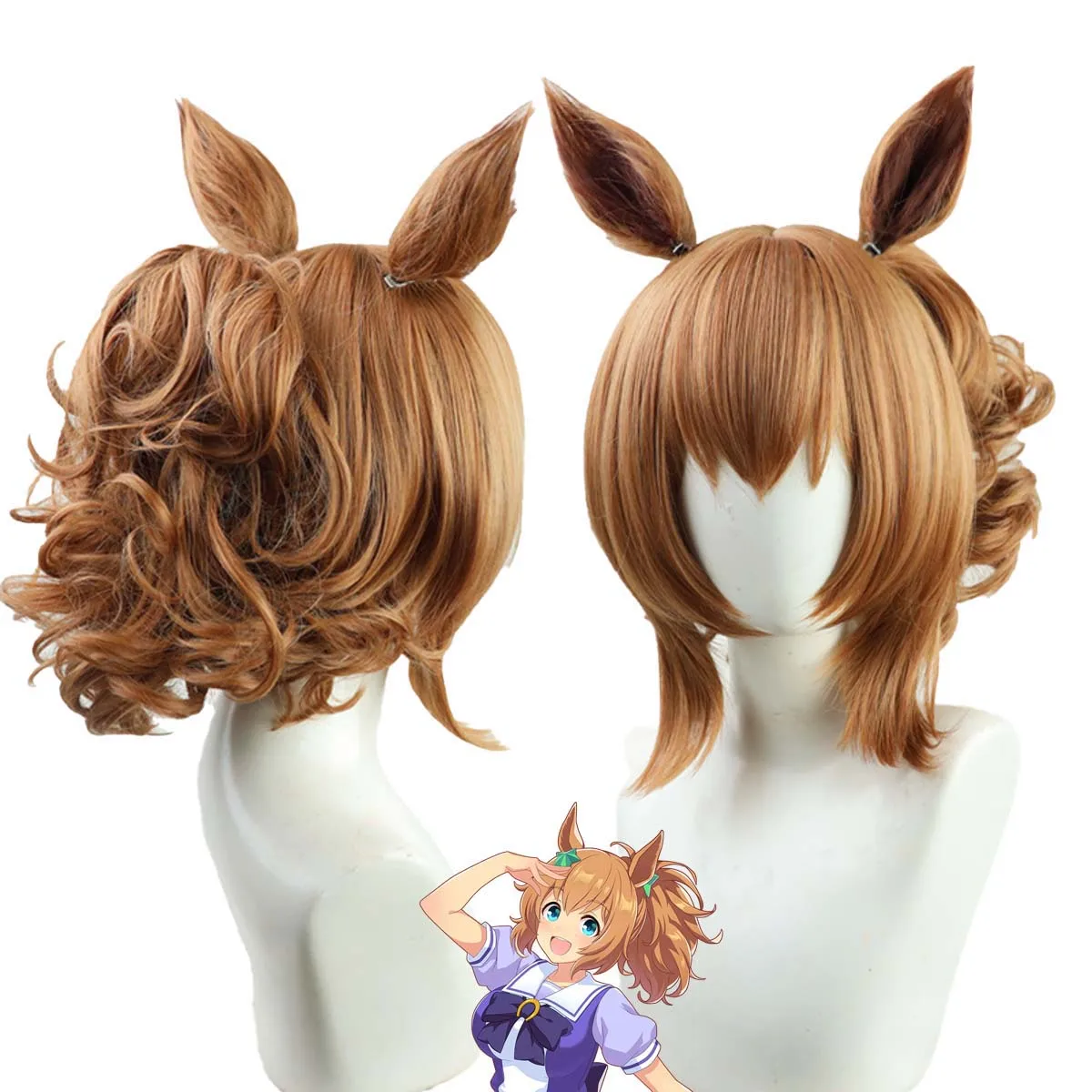Парик для косплея Uma Musume Pretty Derby Taiki Shuttle с ушками для вечеринки на Хэллоуин
Парик для косплея Uma Musume Pretty Derby Taiki Shuttle с ушками для вечеринки на Хэллоуин