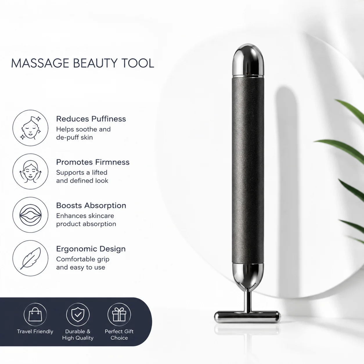 Multi Color Electric T-Bar Facial Massager Gold/Silver/Rose Gold Beauty Tool for Face Lifting, Slimming & Wrinkle Reductio
Multi Color Electric T-Bar Facial Massager Gold/Silver/Rose Gold Beauty Tool for Face Lifting, Slimming & Wrinkle Reductio