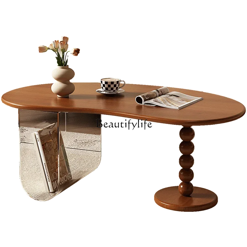 FG40Solid Wood Coffee Table Small Apartment Irregular Cashew Tea Table French Retro Side Mid-Ancient
FG40Solid Wood Coffee Table Small Apartment Irregular Cashew Tea Table French Retro Side Mid-Ancient