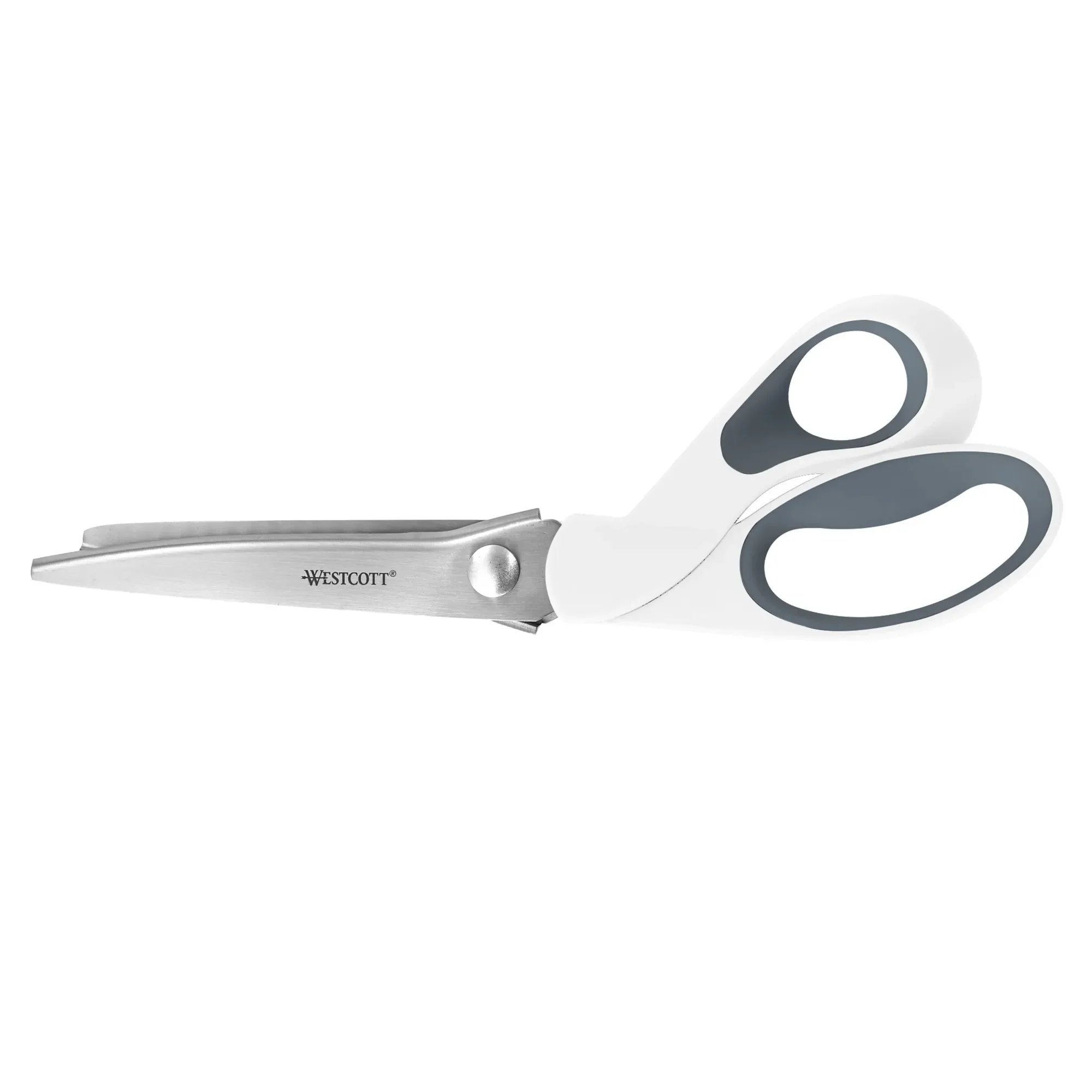 Westcott Crafting Scissors, Pinking, 9.5", Stainless Steel, Adult, High School, Bent, for Sewing, White, 1-Count
Westcott Crafting Scissors, Pinking, 9.5", Stainless Steel, Adult, High School, Bent, for Sewing, White, 1-Count