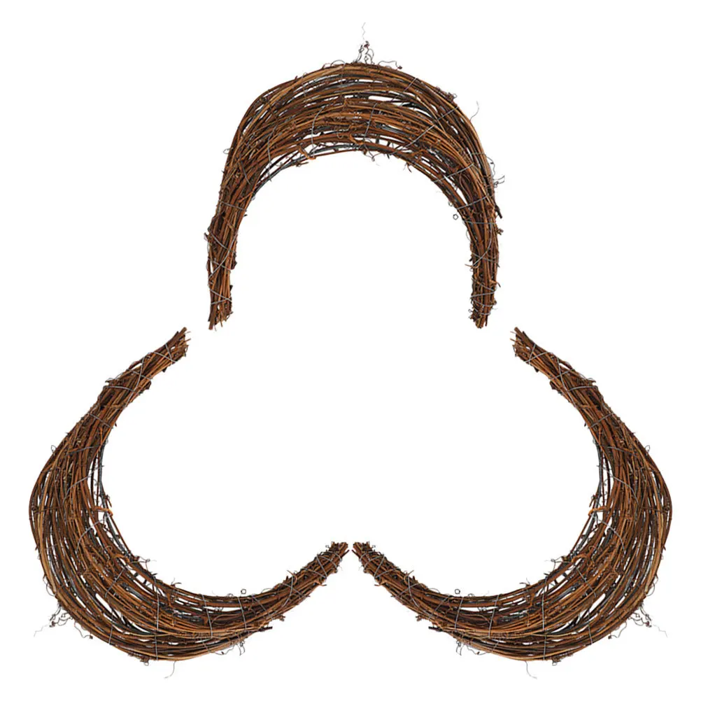3Pcs Moon Shape Wreath Natural Rattan Handmade Rustic Base Ideal for DIY Crafts Seasonal Wedding Holiday Decorations Moon Shaped
3Pcs Moon Shape Wreath Natural Rattan Handmade Rustic Base Ideal for DIY Crafts Seasonal Wedding Holiday Decorations Moon Shaped
