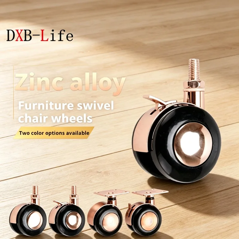4 Pcs/Lot 2 Inch Gold Universal Wheel Steering Pulley Cabinet Coffee Table Computer Swivel Chair Flat Alloy Wheels
4 Pcs/Lot 2 Inch Gold Universal Wheel Steering Pulley Cabinet Coffee Table Computer Swivel Chair Flat Alloy Wheels