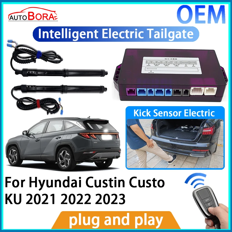 ZhuCamX Intelligent Electric Tailgate Automatic Lifting Kit Remote Control Opener Trunk for Hyundai Custin Custo KU 2021~2024
ZhuCamX Intelligent Electric Tailgate Automatic Lifting Kit Remote Control Opener Trunk for Hyundai Custin Custo KU 2021~2024