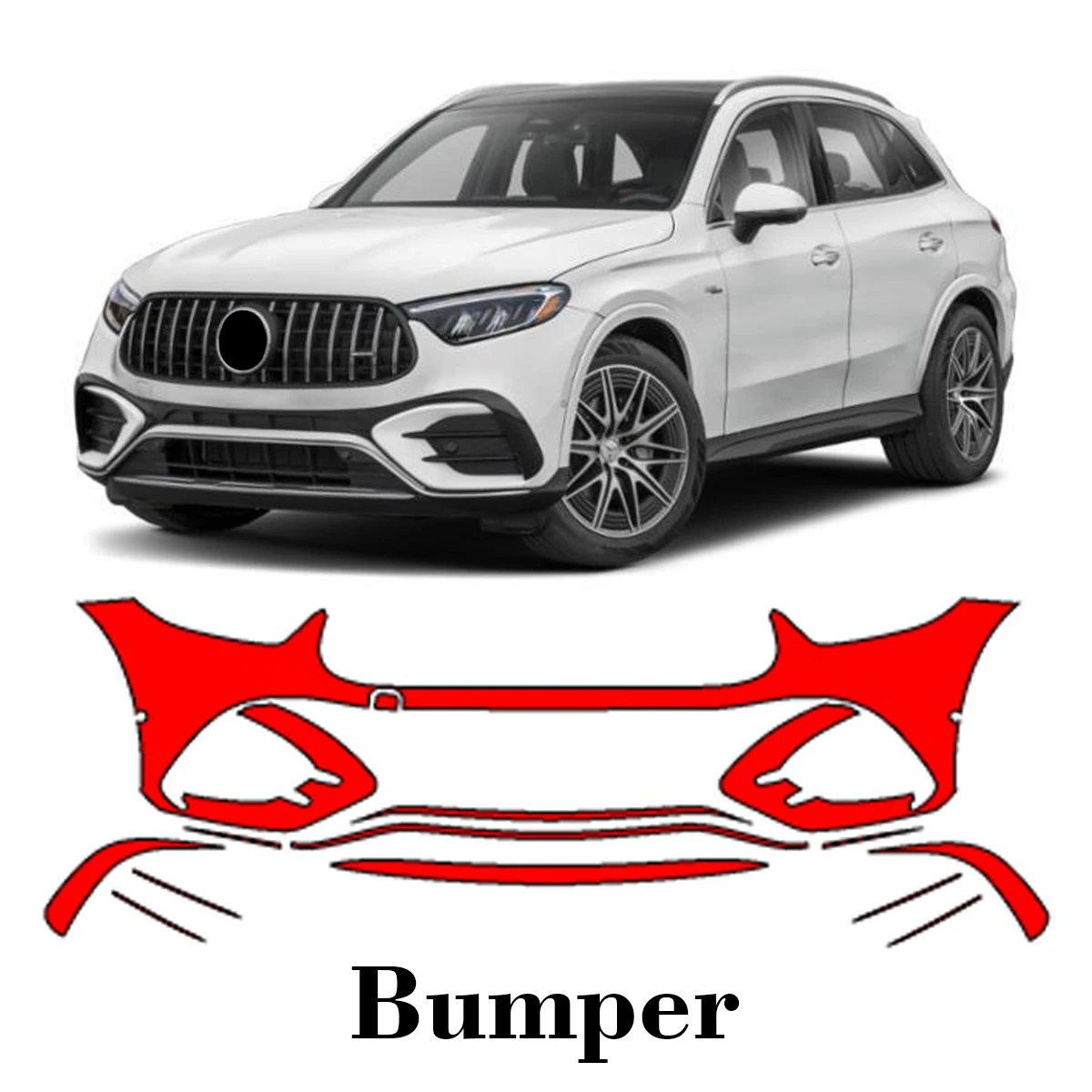Car Precut Paint Protection Film Front Bumper Anti-scratch Exterior TPU PPF For Mercedes Benz GLC43 AMG 2024-2025
Car Precut Paint Protection Film Front Bumper Anti-scratch Exterior TPU PPF For Mercedes Benz GLC43 AMG 2024-2025
