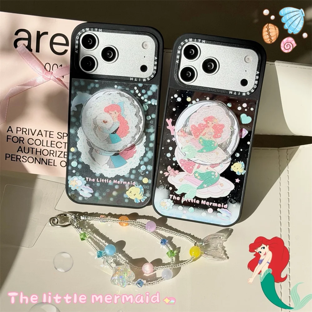 Cute Cartoon Mermaid Magnetic Phone case for iPhone 17 Pro 14 13 16 plus 15 Pro Max Cover with Magsafe Holder Chain Kawaii Cases
Cute Cartoon Mermaid Magnetic Phone case for iPhone 17 Pro 14 13 16 plus 15 Pro Max Cover with Magsafe Holder Chain Kawaii Cases