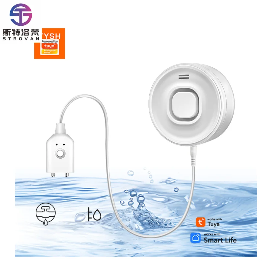 STLF Tuya Wifi Water Leakage Alarm 100db Loudly Home Security Water Leak Detector
STLF Tuya Wifi Water Leakage Alarm 100db Loudly Home Security Water Leak Detector