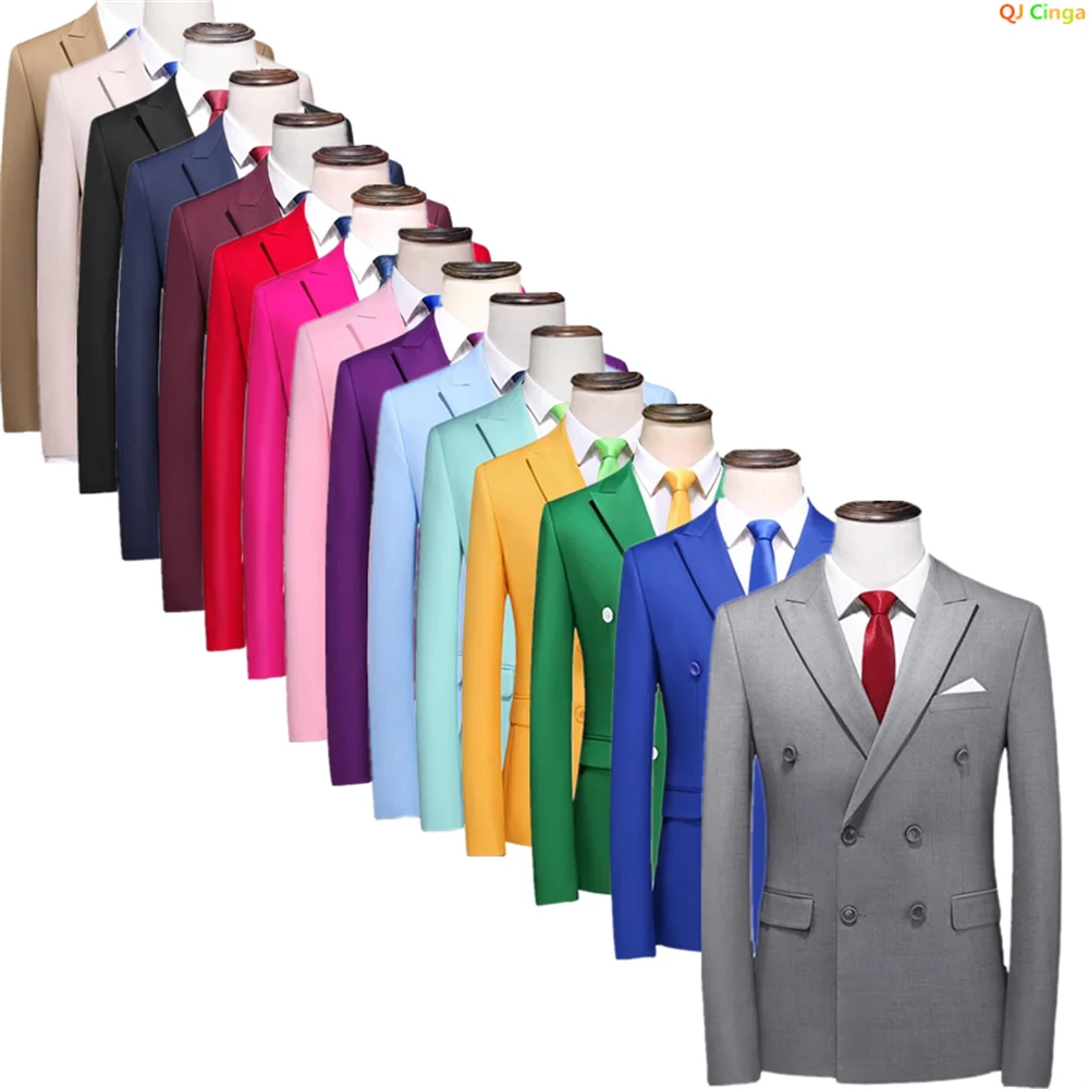 Blue Men's Long-sleeved Suit Jacket, Double-breasted Business Coat, Asian Size Slim fit Blazer,Available in Green,Red,Black,Gray
Blue Men's Long-sleeved Suit Jacket, Double-breasted Business Coat, Asian Size Slim fit Blazer,Available in Green,Red,Black,Gray