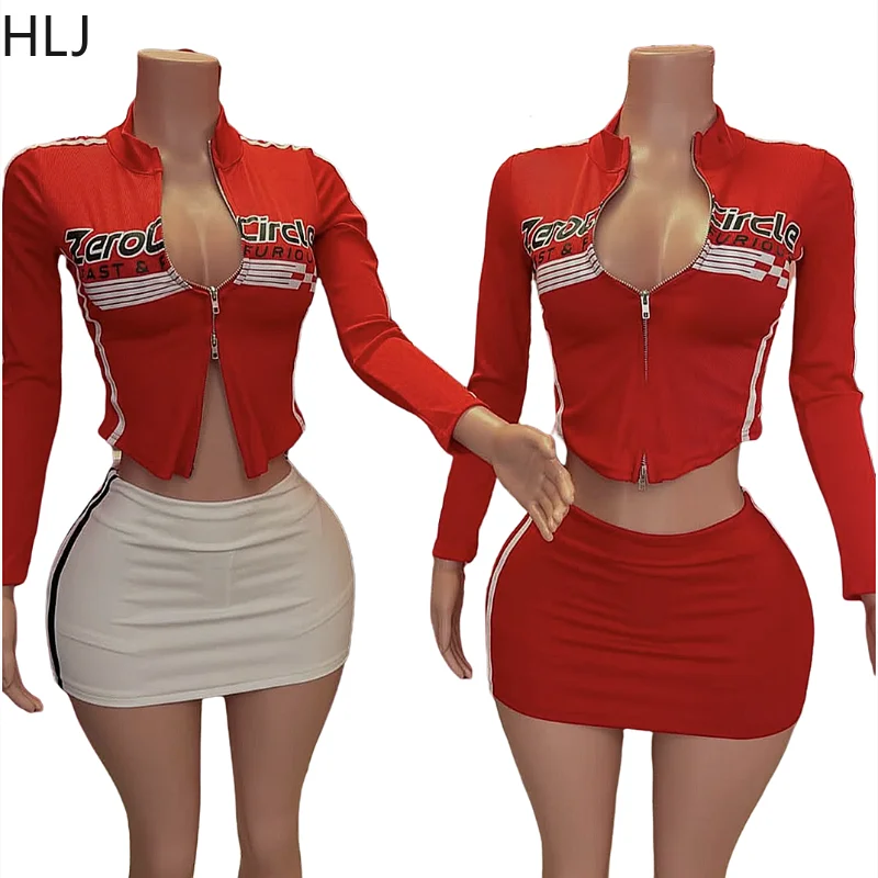 HLJ Fashion Letter Print Two Piece Outfits Woman Retro American Striped Patchwork Long Sleeve Top + Skirts Suit Female Clothing
HLJ Fashion Letter Print Two Piece Outfits Woman Retro American Striped Patchwork Long Sleeve Top + Skirts Suit Female Clothing