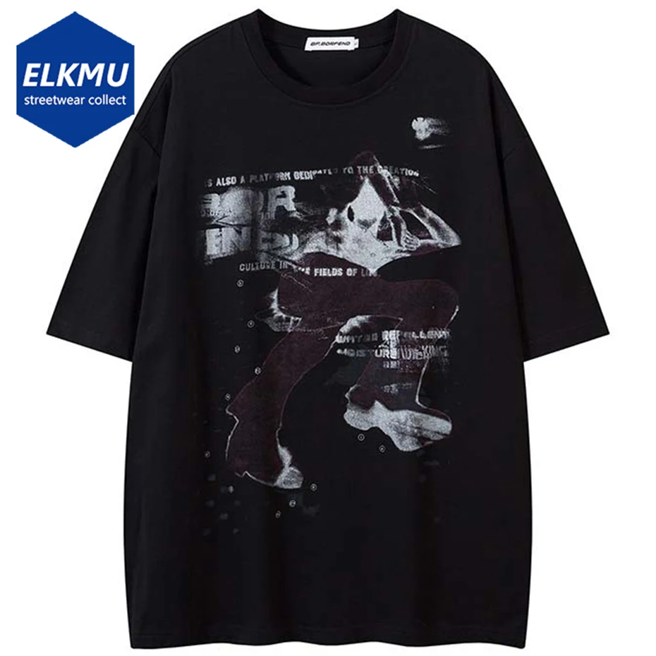 2025 Summer Men's Hip Hop Streetwear T Shirts Graphic Printed Oversized Harajuku T-shirts Loose Casual Cotton Tee Tops Black
2025 Summer Men's Hip Hop Streetwear T Shirts Graphic Printed Oversized Harajuku T-shirts Loose Casual Cotton Tee Tops Black