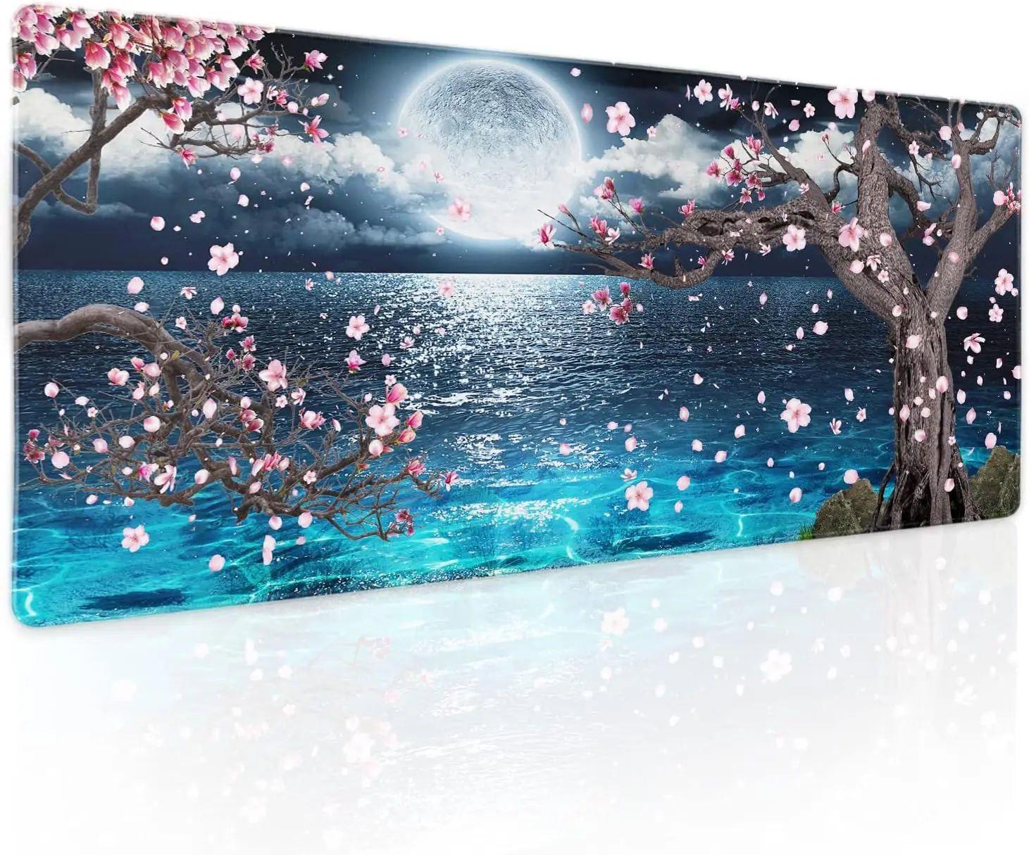 Pink Cherry blossom gaming mouse pad Cherry tree Blue Moon Large table rug non-slip rubber keyboard mouse mat PC laptop computer
Pink Cherry blossom gaming mouse pad Cherry tree Blue Moon Large table rug non-slip rubber keyboard mouse mat PC laptop computer