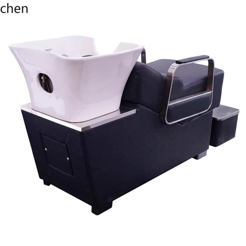 ZML hairdresser barber shop half lying flush bed ceramic basin hair salon hair care shampoo bed
ZML hairdresser barber shop half lying flush bed ceramic basin hair salon hair care shampoo bed