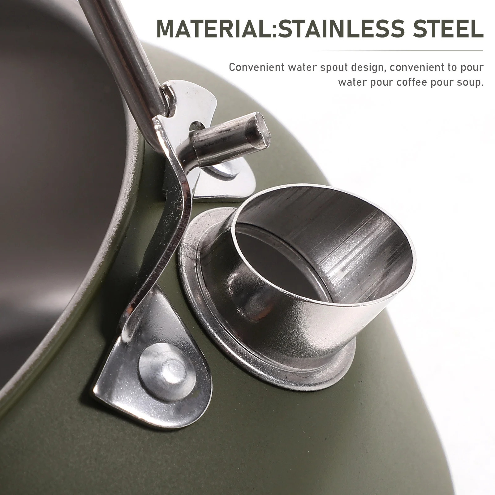 Stainless Steel Kettle Portable Camping Cookware Tea Pot For Outdoor Hiking Fishing Travel Cooking Supply Water Boiler Kitchen
Stainless Steel Kettle Portable Camping Cookware Tea Pot For Outdoor Hiking Fishing Travel Cooking Supply Water Boiler Kitchen