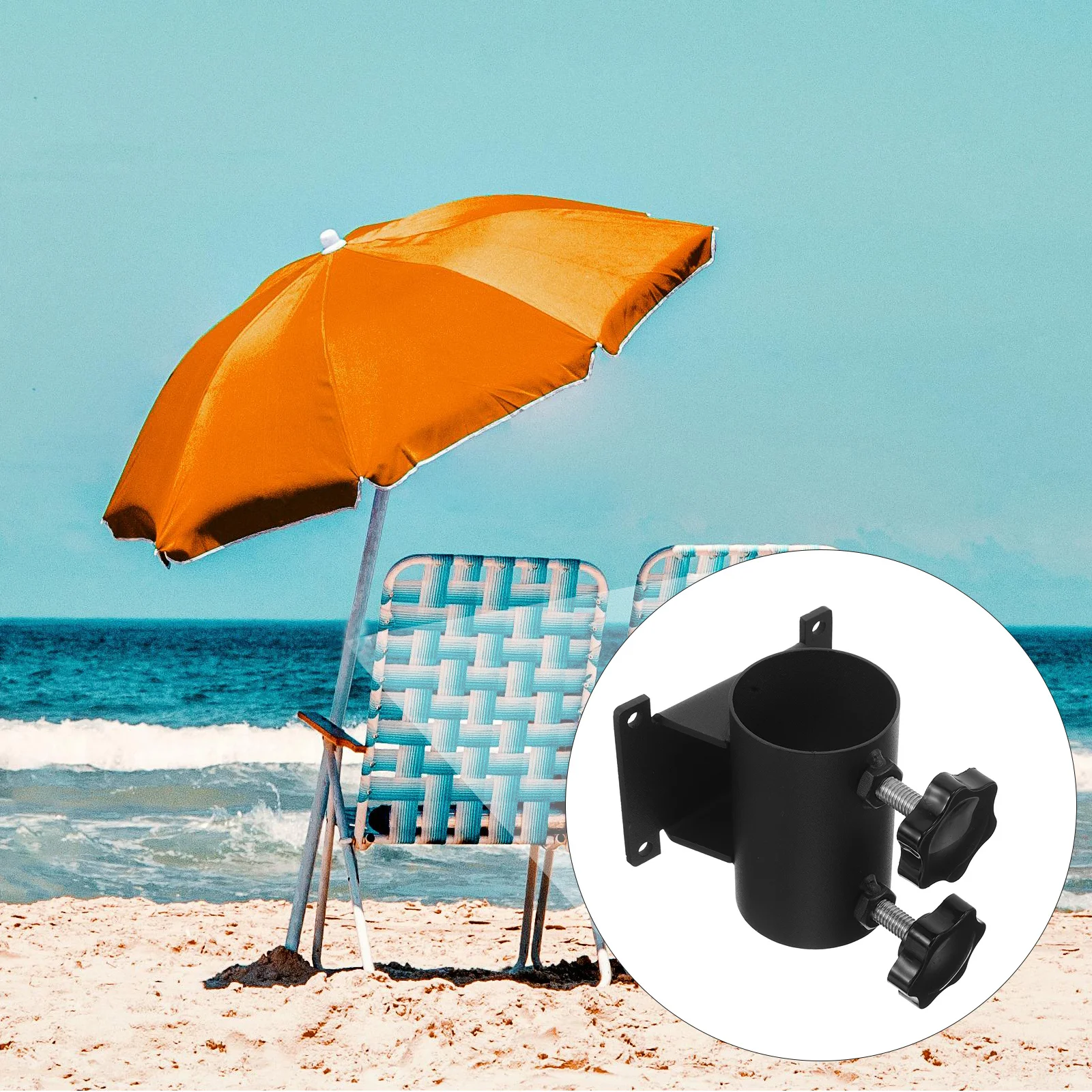 2Pcs Heavy Duty Outdoor Patio Umbrella Clamp Adjustable Stand for Deck Railing Balcony Garden Courtyard Umbrella Holder Mount
2Pcs Heavy Duty Outdoor Patio Umbrella Clamp Adjustable Stand for Deck Railing Balcony Garden Courtyard Umbrella Holder Mount