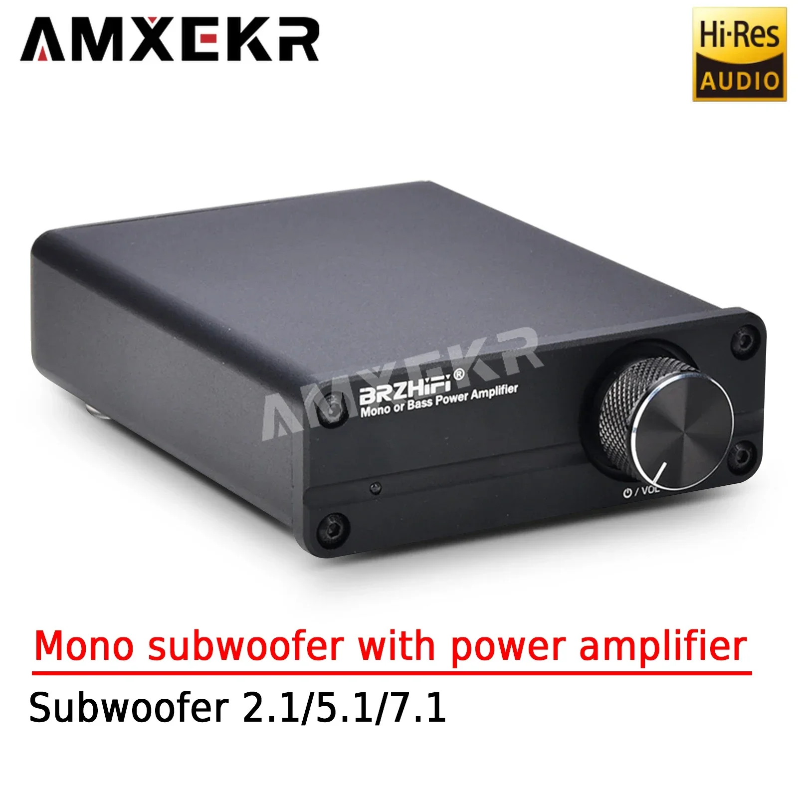 AMXEKR Mono Subwoofer with Power Amplifier AV Home Theater SUB/SWF-OUT with Subwoofer 2.1/5.1/7.1 Home Power Amplifier
AMXEKR Mono Subwoofer with Power Amplifier AV Home Theater SUB/SWF-OUT with Subwoofer 2.1/5.1/7.1 Home Power Amplifier