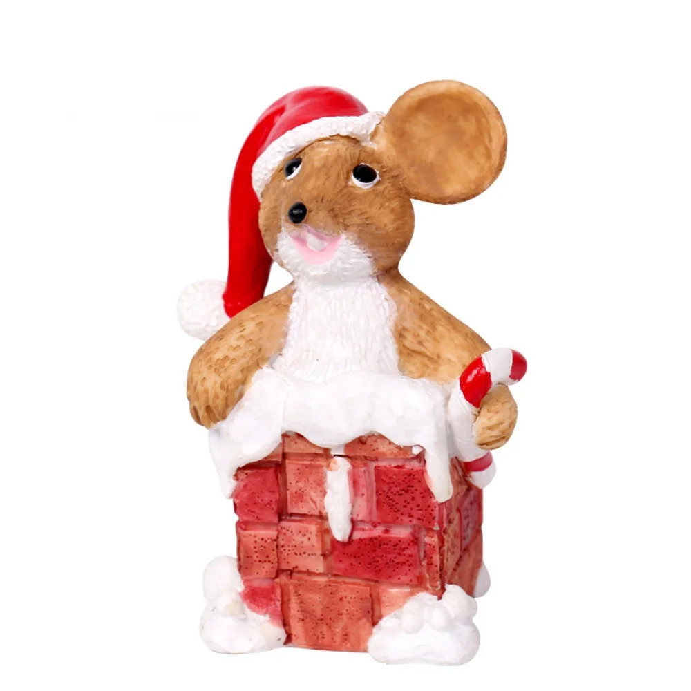 mouse Christmas Animal Figurine Miniatures Animal Resin Christmas Landscape Ornaments Mini Statue
mouse Christmas Animal Figurine Miniatures Animal Resin Christmas Landscape Ornaments Mini Statue
