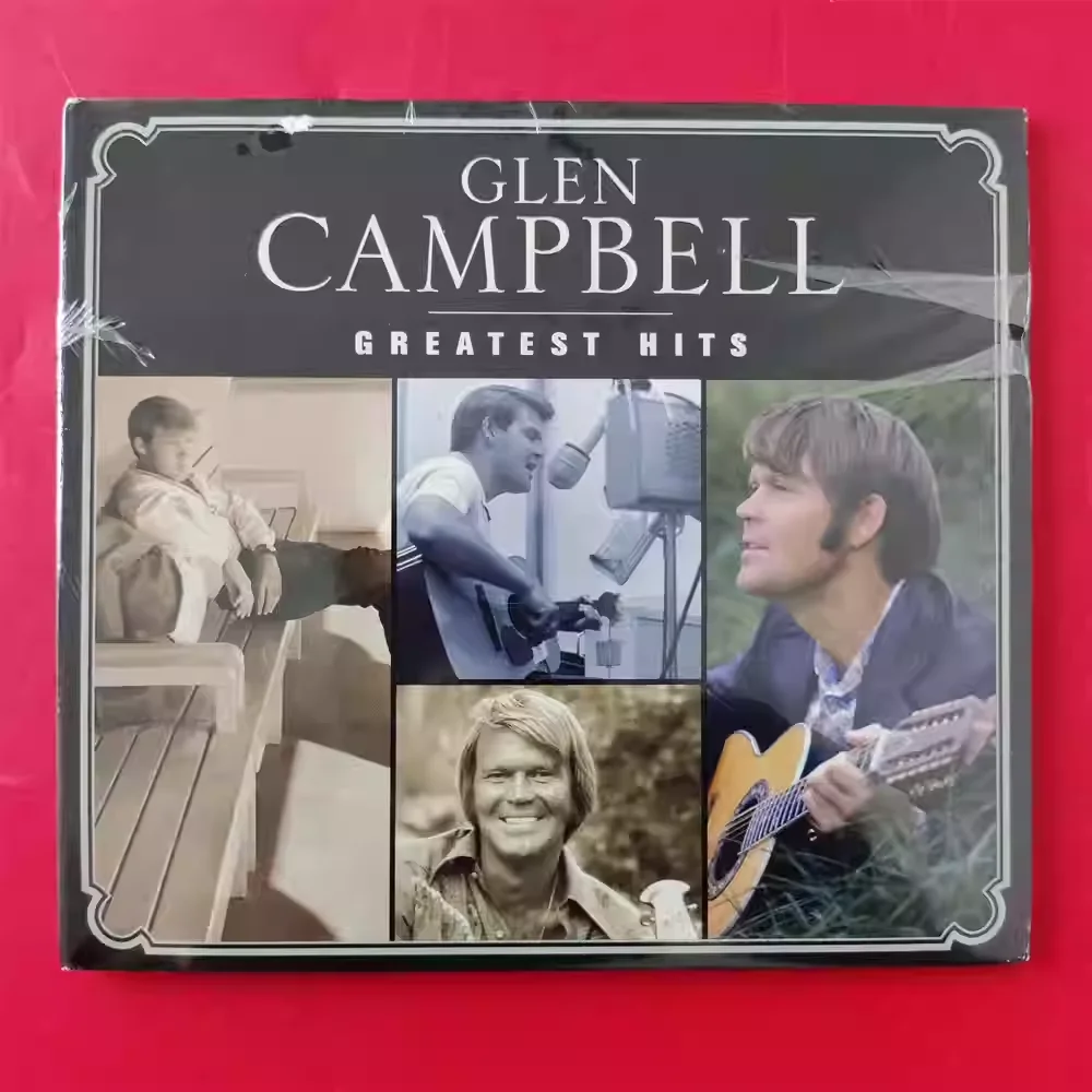 CD Country & Pop Album Glen Campbell Music CD Greatest Hits Music Record 1991 Cosplay Walkman Car Soundtracks Box Gifts
CD Country & Pop Album Glen Campbell Music CD Greatest Hits Music Record 1991 Cosplay Walkman Car Soundtracks Box Gifts