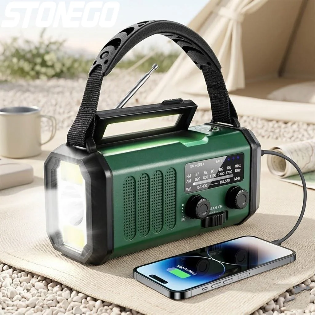 10000mAh Solar Radio Crank AM FM Emergency Survival Gear Camping Flashlight USB C Charger SOS Alarm Compass Outdoor Portable
10000mAh Solar Radio Crank AM FM Emergency Survival Gear Camping Flashlight USB C Charger SOS Alarm Compass Outdoor Portable