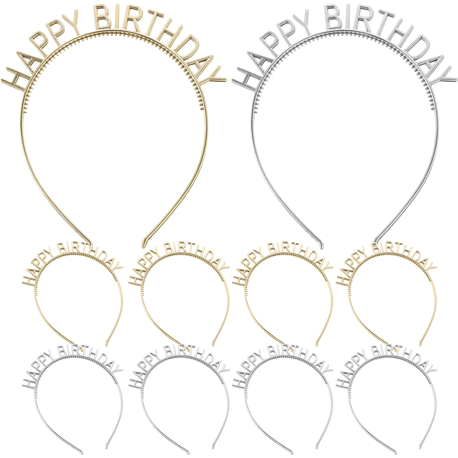 10pcs Birthday Golden Silver Comfortable Hair Bands Party Accessories Happy Birthday Headbands Festival Headdress Holiday
10pcs Birthday Golden Silver Comfortable Hair Bands Party Accessories Happy Birthday Headbands Festival Headdress Holiday