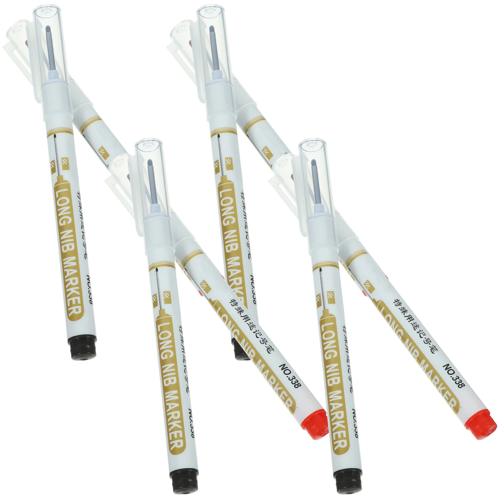 8 Pcs Marker Pencil Woodworking Construction Permanent Oily Ink Plastic Black Red Long Marking Pen Fine Line Deep Hole
8 Pcs Marker Pencil Woodworking Construction Permanent Oily Ink Plastic Black Red Long Marking Pen Fine Line Deep Hole