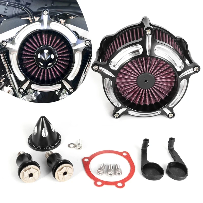 Black Turbine Style Air Cleaner Intake Filter For Harley Sportster Iron XL 883 1200 Forty-Eight Seventy-Two
Black Turbine Style Air Cleaner Intake Filter For Harley Sportster Iron XL 883 1200 Forty-Eight Seventy-Two