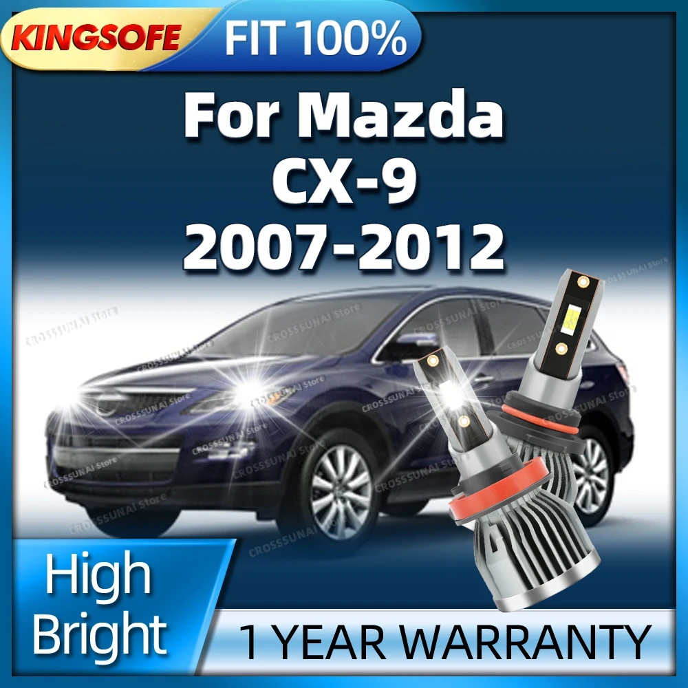 2/4Pcs LED Canbus Car Headlight 30000LM Auto Light Bulbs 6000K with Fan For Mazda CX-9 CX9 2007 2008 2009 2010 2011 2012
2/4Pcs LED Canbus Car Headlight 30000LM Auto Light Bulbs 6000K with Fan For Mazda CX-9 CX9 2007 2008 2009 2010 2011 2012