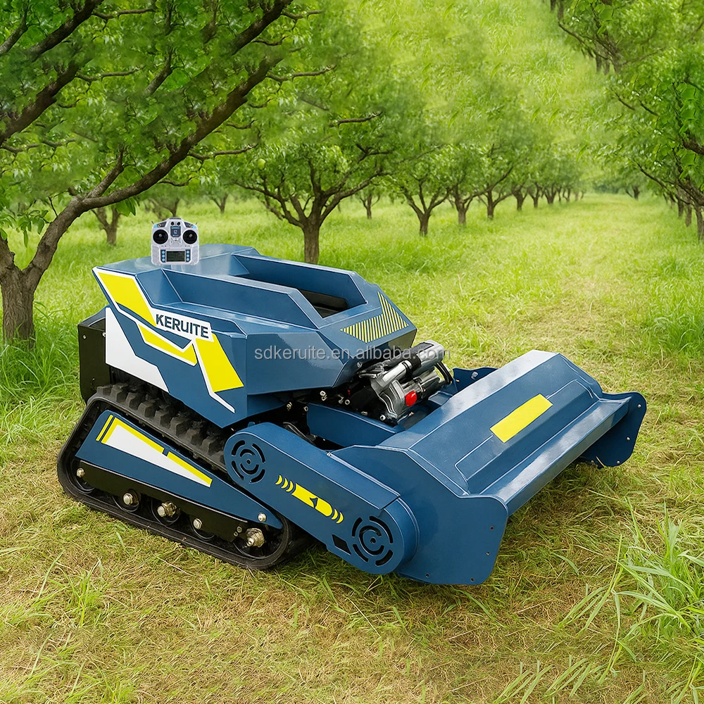 Industrial RC Flail Mower All-Terrain Brush Cutter Gas-electric Heavy-Duty Flail Mower for Slopes Farmland Orchards
Industrial RC Flail Mower All-Terrain Brush Cutter Gas-electric Heavy-Duty Flail Mower for Slopes Farmland Orchards