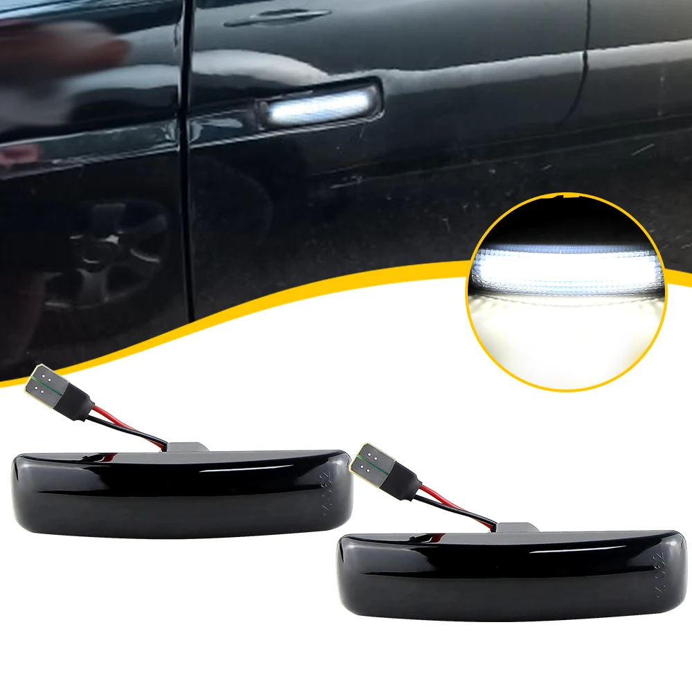 2 шт. белые светодиодные боковые повторители, черные дымчатые линзы для Land Rover LR2 (L359) 2008-2015 LR3 (L319) 2005-2009 OEM # :283083351374
2 шт. белые светодиодные боковые повторители, черные дымчатые линзы для Land Rover LR2 (L359) 2008-2015 LR3 (L319) 2005-2009 OEM # :283083351374