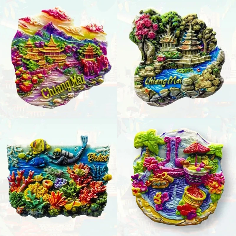 Thailand Fridge Stickers Phuket Travelling Souvenirs Wedding Gifts Home Decoration Bangkok Chiang Mai Fridge Magnets
Thailand Fridge Stickers Phuket Travelling Souvenirs Wedding Gifts Home Decoration Bangkok Chiang Mai Fridge Magnets