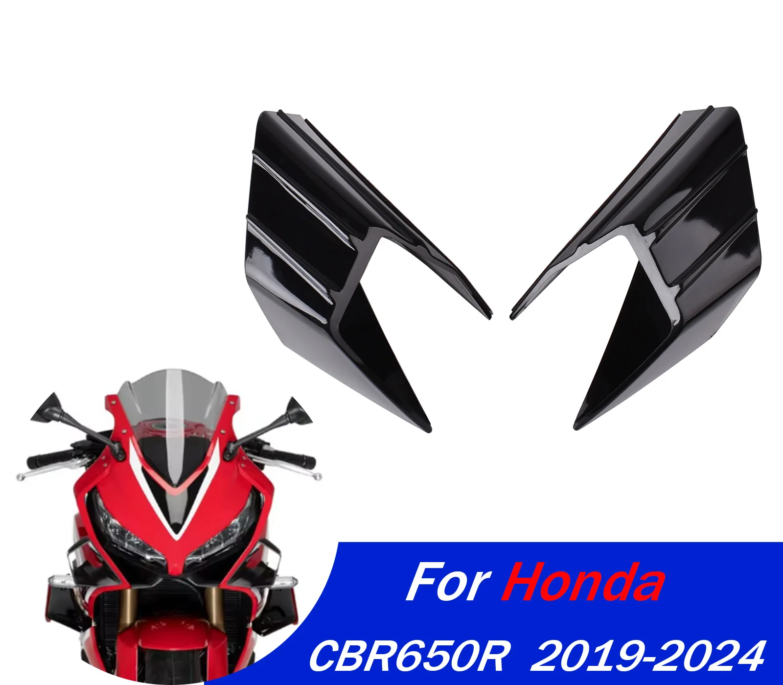Для Honda CBR 650R 2019-2024 2020 2021 CBR650R передний обтекатель крылышки боковая защита крыла плавник накладка аксессуары для мотоциклов
Для Honda CBR 650R 2019-2024 2020 2021 CBR650R передний обтекатель крылышки боковая защита крыла плавник накладка аксессуары для мотоциклов