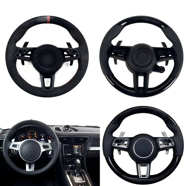 for Porsche 991-991.1-991.2 Upgrade Custom-made Carbon Fiber Leather/velour Steering Wheel. Without airbags
for Porsche 991-991.1-991.2 Upgrade Custom-made Carbon Fiber Leather/velour Steering Wheel. Without airbags
