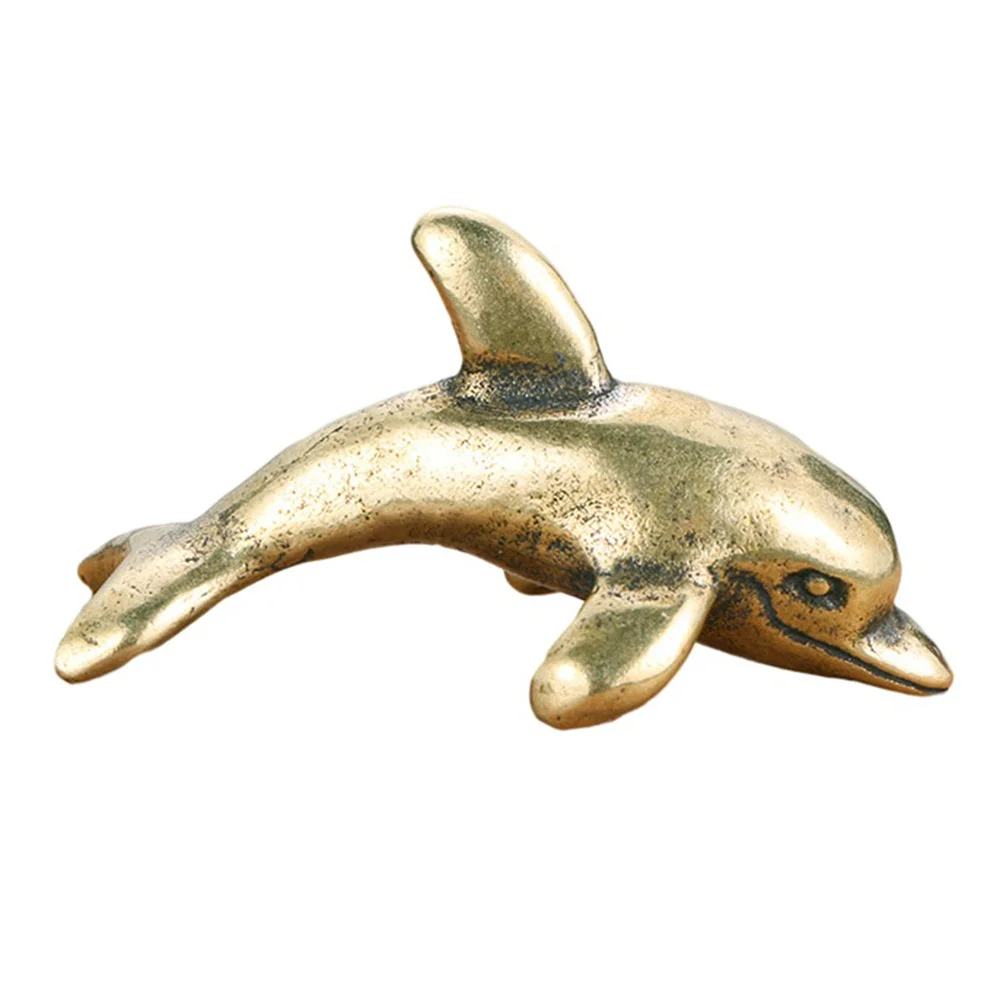 Retro Brass Dolphin Statue Desktop Gold Dolphin Shape Decor for Home Tabletop Brass Ornament Tabletop Decor Desktop Adornment
Retro Brass Dolphin Statue Desktop Gold Dolphin Shape Decor for Home Tabletop Brass Ornament Tabletop Decor Desktop Adornment