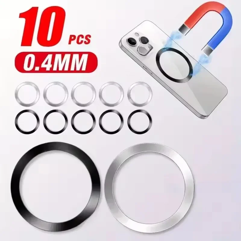 Universal Metal Rings Sticker for Magsafe Magnetic Wireless Charger for iPhone Samsung Xiaomi Car Phone Charger Plate Iron Sheet
Universal Metal Rings Sticker for Magsafe Magnetic Wireless Charger for iPhone Samsung Xiaomi Car Phone Charger Plate Iron Sheet