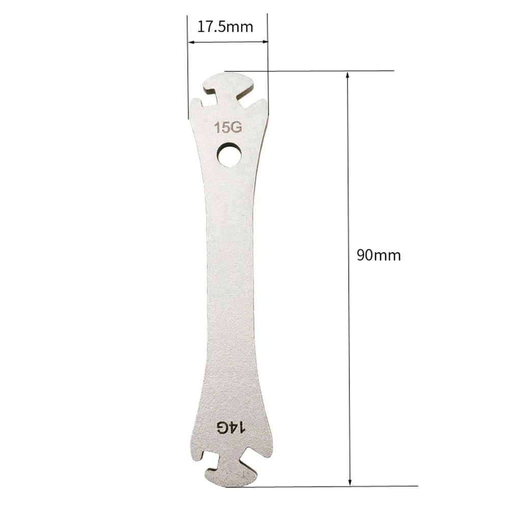 Silver Spoke Wrench Stainless Steel Wrench 1pc Bicycle For 14/15g Spokes High Quality Tightening Tool Wire Best
Silver Spoke Wrench Stainless Steel Wrench 1pc Bicycle For 14/15g Spokes High Quality Tightening Tool Wire Best