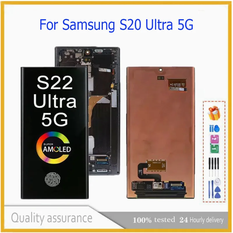 AMOLED para Samsung S22 Ultra 5G S908 S908B S908U 6.78"Digitalizador de pantalla táctil reemplazar para samsung S22 Ultra 5G
AMOLED para Samsung S22 Ultra 5G S908 S908B S908U 6.78"Digitalizador de pantalla táctil reemplazar para samsung S22 Ultra 5G