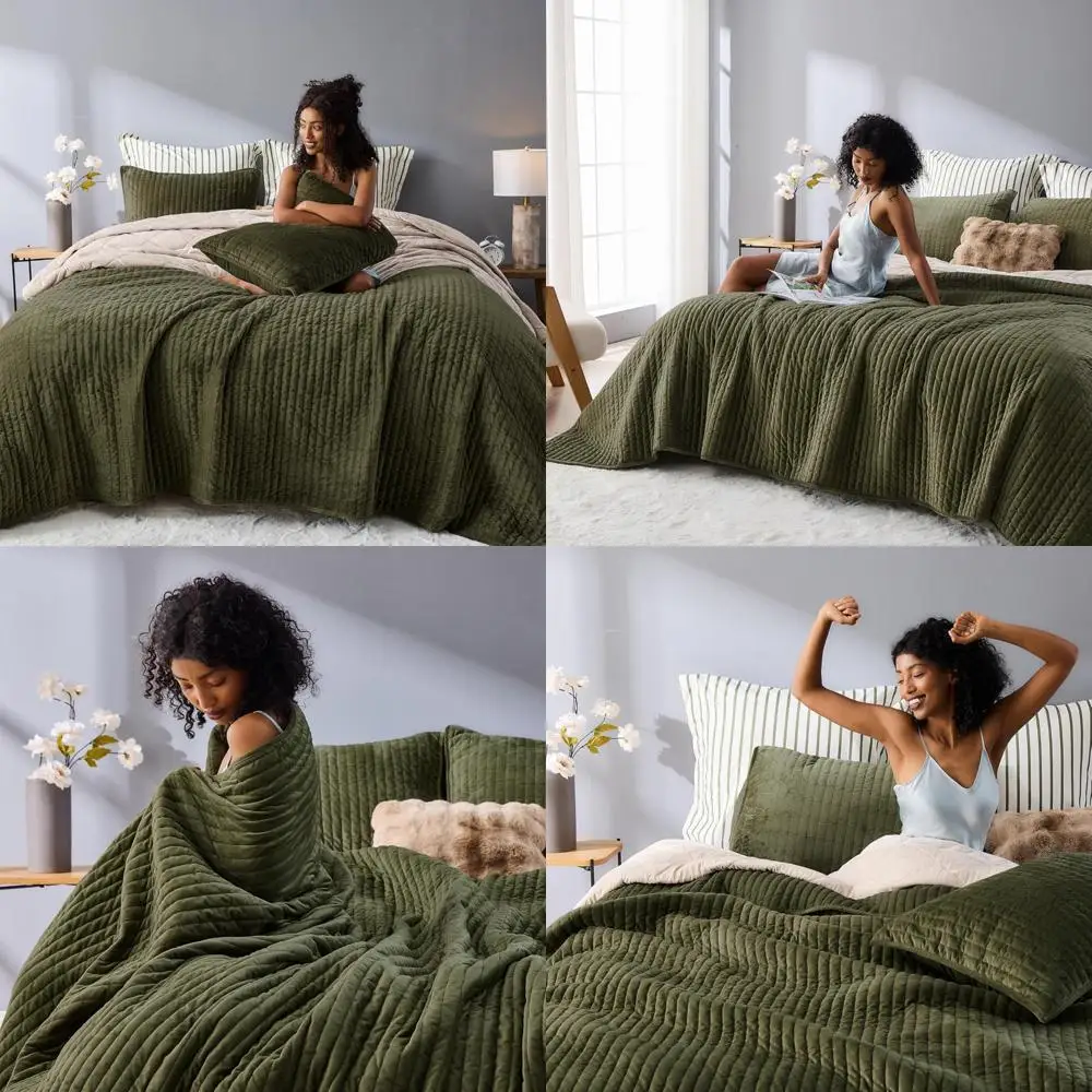 Элегантное плюшевое одеяло в бархатной полоску — темно-зеленое одеяло размера «queen-size» с канальной строчкой, мягкая легкая ткань, подходит для
Элегантное плюшевое одеяло в бархатной полоску — темно-зеленое одеяло размера «queen-size» с канальной строчкой, мягкая легкая ткань, подходит для