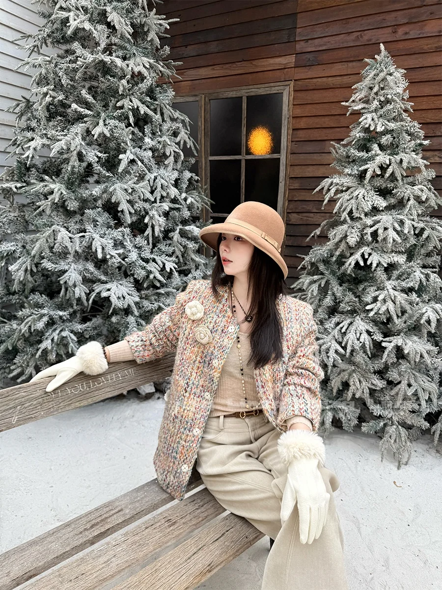 Rainbow Woven Long Jaet Women's Casual Sle Du down Coat Regular Fit Neon Kyoto Design Mid-Length Rainbow Pattern
Rainbow Woven Long Jaet Women's Casual Sle Du down Coat Regular Fit Neon Kyoto Design Mid-Length Rainbow Pattern