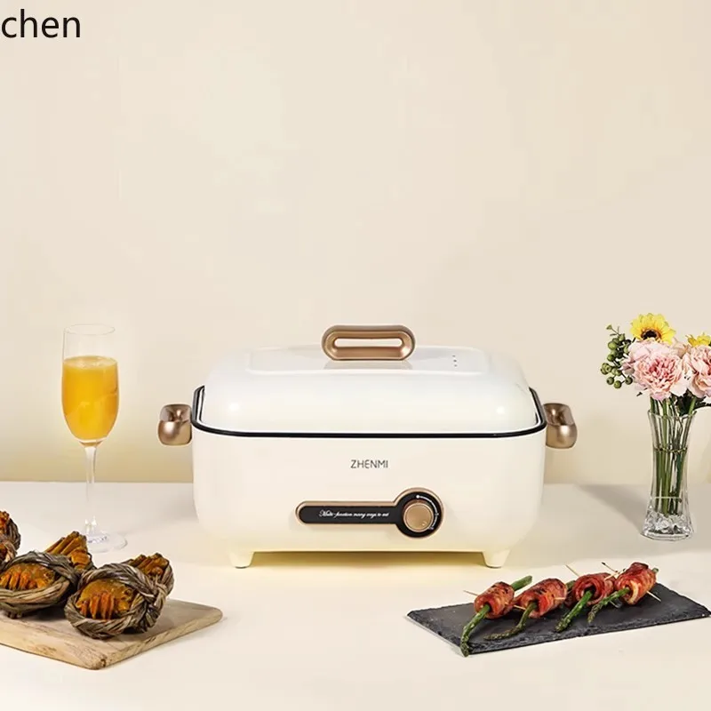 HTT electric hot pot multi-functional hot pot barbecue integrated cooking and frying Internet celebrity electric frying
HTT electric hot pot multi-functional hot pot barbecue integrated cooking and frying Internet celebrity electric frying