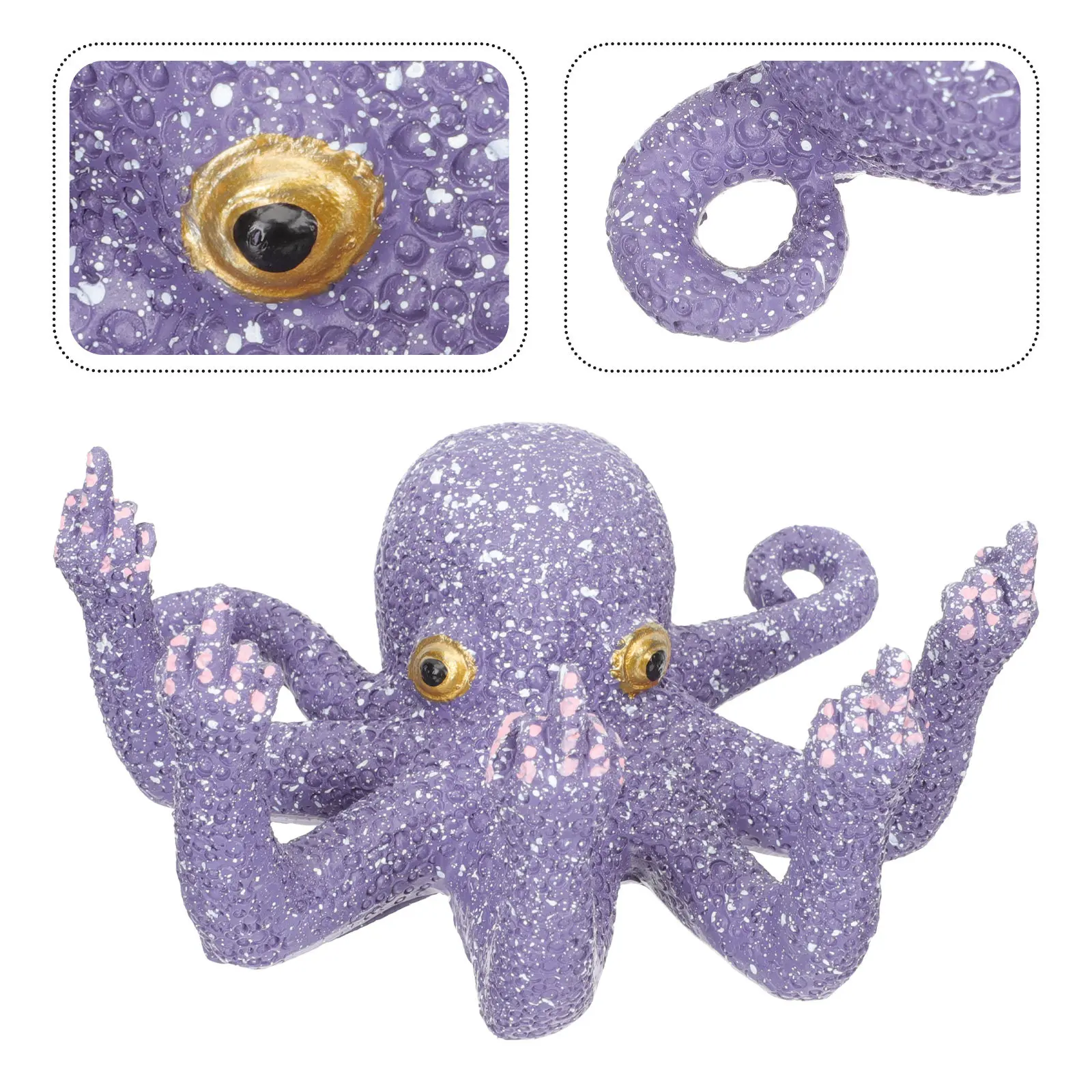 Decorations Resin Octopus Figures Interesting Decoroctopus Tabletop Aquarium Purple Statue
Decorations Resin Octopus Figures Interesting Decoroctopus Tabletop Aquarium Purple Statue