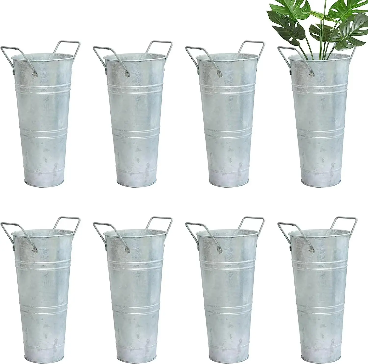 Galvanized Iron Rustic Vases Water Leakage Proof Flower Bucket Pots for Decoration and Household Decor Displayed in Flower Shops
Galvanized Iron Rustic Vases Water Leakage Proof Flower Bucket Pots for Decoration and Household Decor Displayed in Flower Shops
