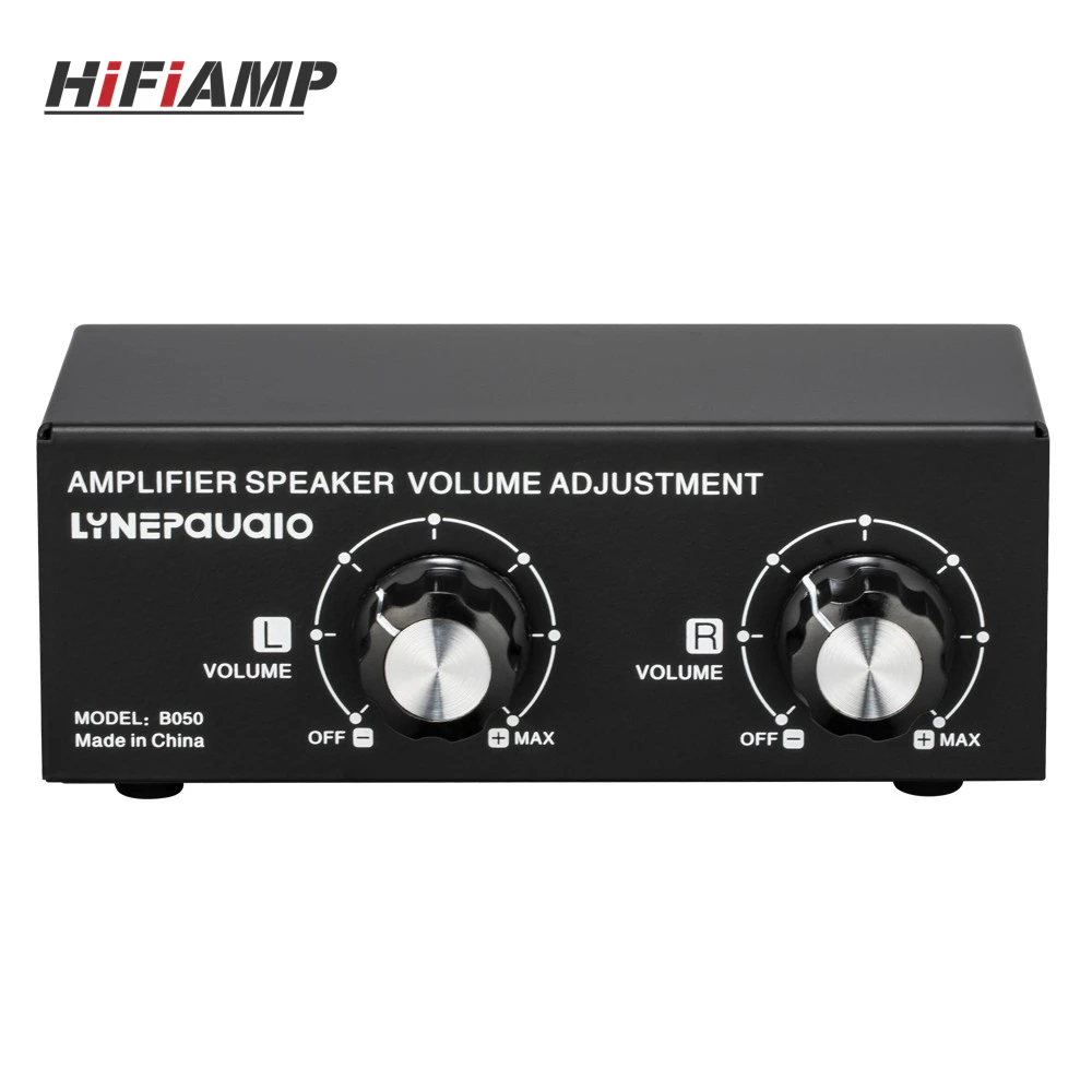 HiFiAMP B050 Passive Speaker Volume Control Independent Volume Adjuster For Left And Right Channels
HiFiAMP B050 Passive Speaker Volume Control Independent Volume Adjuster For Left And Right Channels