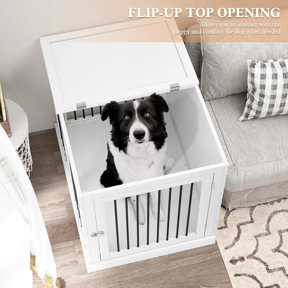 Large Dog Crate End Table – Wooden Pet Kennel with Cushion | Stylish & Functional Indoor Design for Home Use
Large Dog Crate End Table – Wooden Pet Kennel with Cushion | Stylish & Functional Indoor Design for Home Use