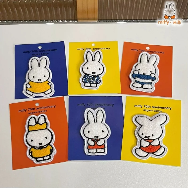 Miffy 70th Anniversary Embroidery Brooch Adorable Rabbit Embroidered Applique Accessory Fashion Ornament Premium Collect Gift
Miffy 70th Anniversary Embroidery Brooch Adorable Rabbit Embroidered Applique Accessory Fashion Ornament Premium Collect Gift
