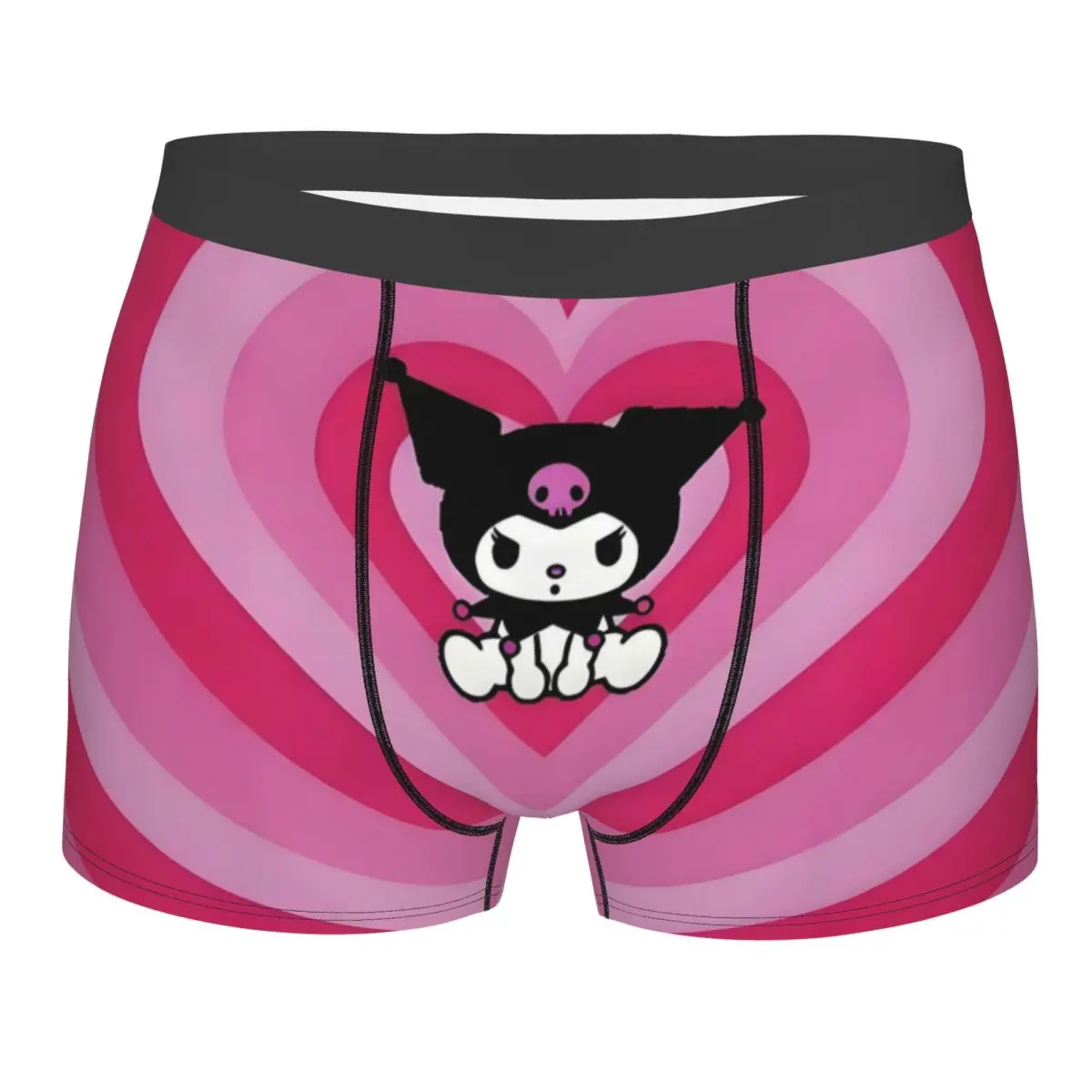Нижнее белье Sanrio с героями мультфильмов Kuromi, мужские дышащие милые трусы-боксеры в стиле аниме, шорты, мягкие трусы для мужчин
Нижнее белье Sanrio с героями мультфильмов Kuromi, мужские дышащие милые трусы-боксеры в стиле аниме, шорты, мягкие трусы для мужчин