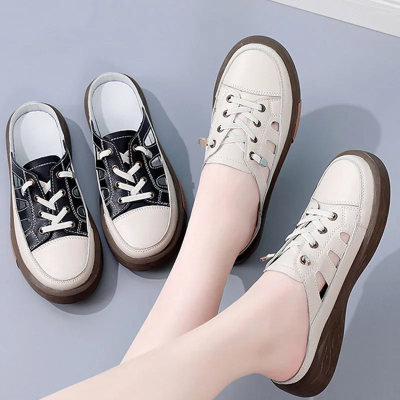 New Women Slippers Fashion Hollow Casual Sneakers Summer Breathable Mules Shoes Women Comfortable Flat Sneakers Solid Shoe
New Women Slippers Fashion Hollow Casual Sneakers Summer Breathable Mules Shoes Women Comfortable Flat Sneakers Solid Shoe