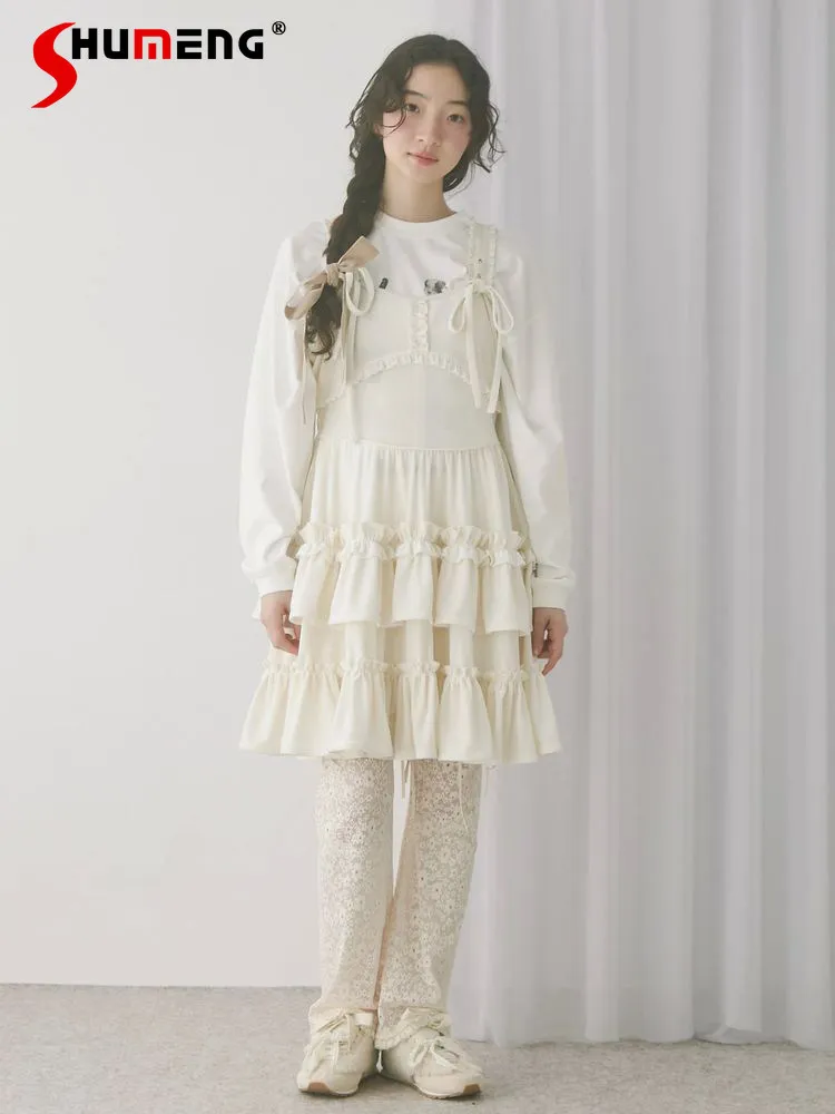 2025 Spring and Autumn Japan Style Fashion Sweet Dress JSK Girl's Sweet Loose Slim Cute Printed Short Dress Daily Casual Dress
2025 Spring and Autumn Japan Style Fashion Sweet Dress JSK Girl's Sweet Loose Slim Cute Printed Short Dress Daily Casual Dress