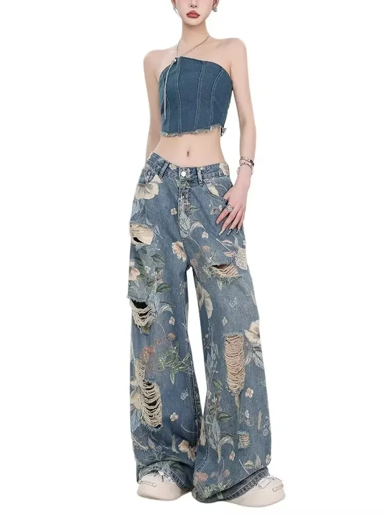 2025 женские широкие джинсы, женские винтажные повседневные американские мешковатые джинсы Y2k, женская одежда, женские джинсовые брюки, джинсовые брюки в стиле девушки
2025 женские широкие джинсы, женские винтажные повседневные американские мешковатые джинсы Y2k, женская одежда, женские джинсовые брюки, джинсовые брюки в стиле девушки